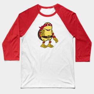 Teenage Mutant Nutty Turtle - Red Baseball T-Shirt